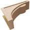 Ekena Millwork 12"W x 36"D x 24"H Classic Viola Rough Cedar Woodgrain TimberThane Corbel, Primed Tan CORUR12X36X24VIORCPR - alternate 4